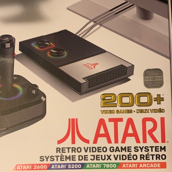 New Atari Retro Video Game System with Controllers. Sealed in original box. - Picture 6 of 9